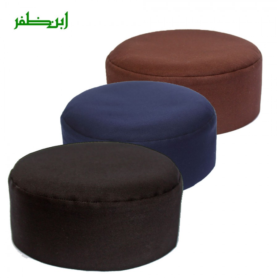 Pack of 3 Premium Coat Fabric ( Namaz Cap)  Cap / Kufi IBZ-300-9